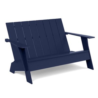 Loll Designs Adirondack Outdoor Bench - Color: Blue - AD-AB-NB