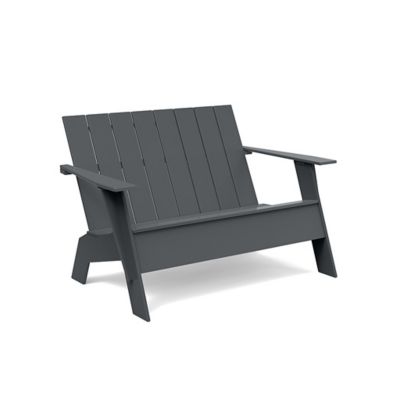 Loll Designs Adirondack Bench Tall - Color: Grey - AD-ABT-CG