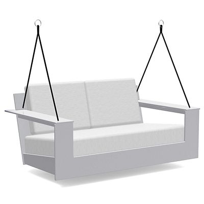 Loll Designs Nisswa Porch Swing - Color: Silver - NC-PS-40433-DW