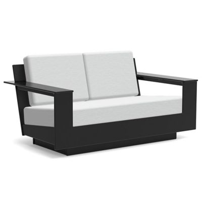 Loll Designs Nisswa Love Seat - Color: Silver - NC-LS2-40433-BL