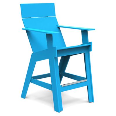Loll Designs Lollygagger Outdoor Hi-Rise Chair - Color: Blue - LL-LC-HRC-SB