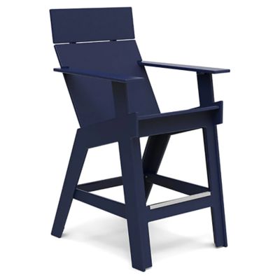 Loll Designs Lollygagger Outdoor Hi-Rise Chair - Color: Blue - LL-LC-HRC-NB