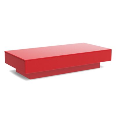 Loll Designs Platform One Outdoor Coffee Table - Color: Red - LL-PO-CFT-AR