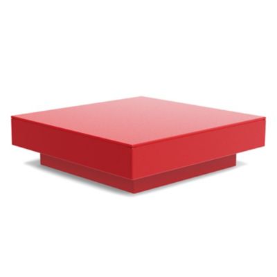 Loll Designs Platform One Outdoor Side Table - Color: Red - LL-PO-SDT-AR