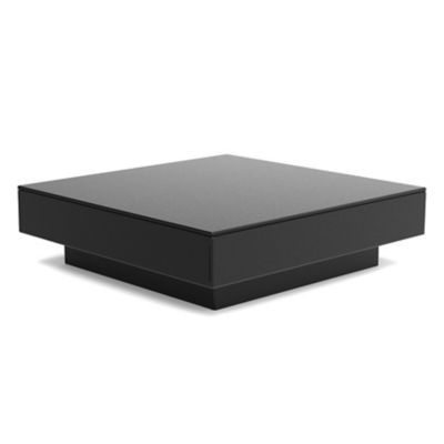 Loll Designs Platform One Outdoor Side Table - Color: Black - LL-PO-SDT-BL