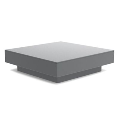 Loll Designs Platform One Outdoor Side Table - Color: Grey - LL-PO-SDT-CG