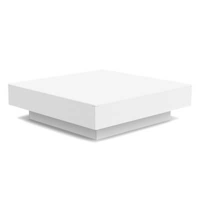 Loll Designs Platform One Outdoor Side Table - Color: White - LL-PO-SDT-CW