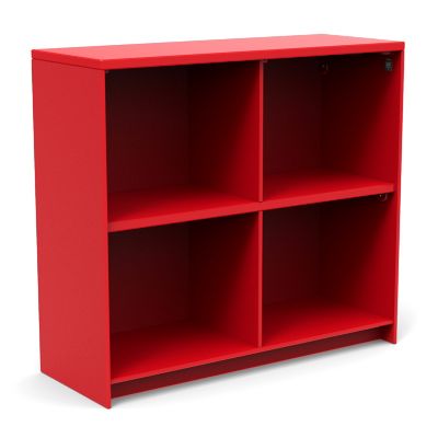 Loll Designs Slider Outdoor Cubby - Color: Red - SDR-CUB401536-AR