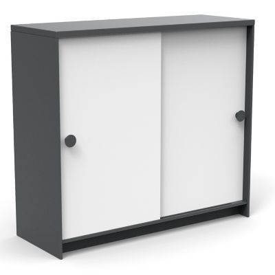 Loll Designs Slider Outdoor Cabinet - Color: Grey - SDR-CAB401536-CW-CG