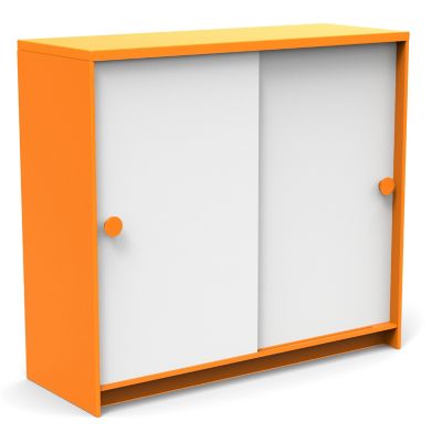 Loll Designs Slider Outdoor Cabinet - Color: Orange - SDR-CAB401536-CW-OR