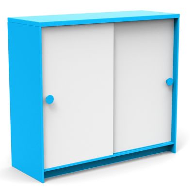 Loll Designs Slider Outdoor Cabinet - Color: Blue - SDR-CAB401536-CW-SB