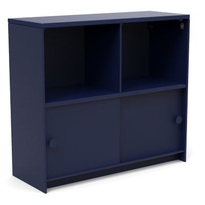 Loll Designs Slider Cubby Outdoor Cabinet - Color: Blue - SDR-CCB401536-NB