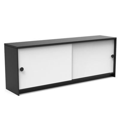 Loll Designs Slider Outdoor Console Cabinet - Color: Black - SDR-CSL661525-