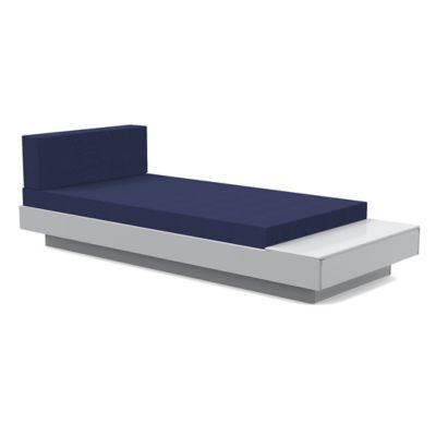 Loll Designs Platform One Outdoor Chaise Lounge with Table - Color: Wood to