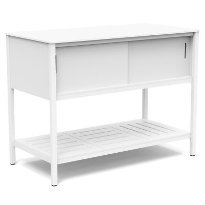 Loll Designs A La Carte Outdoor Half Cabinet - Color: White - LL-ALC-CABHAF