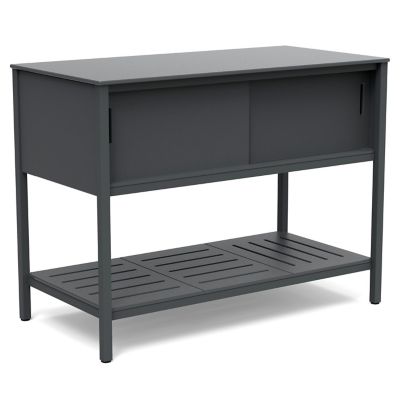 Loll Designs A La Carte Outdoor Half Cabinet - Color: Grey - LL-ALC-CABHAF4