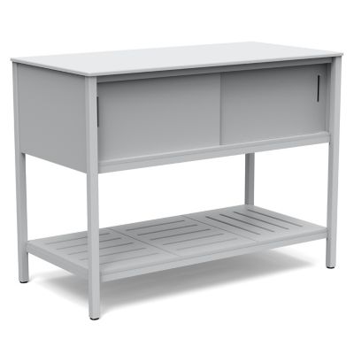 Loll Designs A La Carte Outdoor Half Cabinet - Color: Grey - LL-ALC-CABHAF4