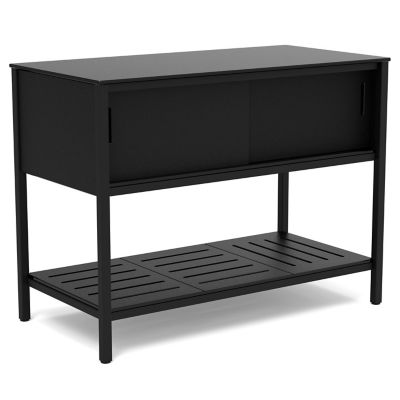 Loll Designs A La Carte Outdoor Half Cabinet - Color: Black - LL-ALC-CABHAF