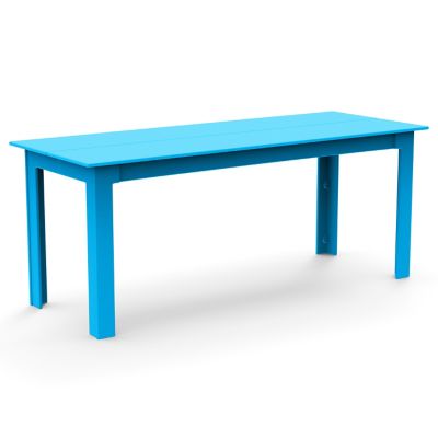 Loll Designs Fresh Air Outdoor Dining Table with Umbrella Hole - Color: Blu