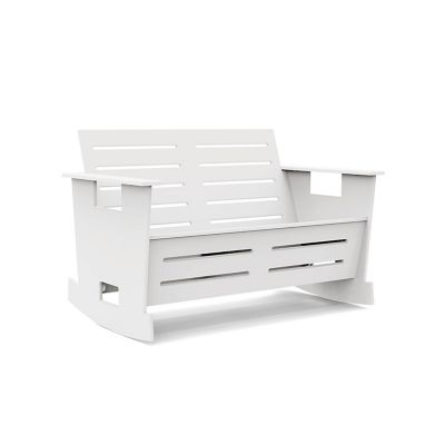 Loll Designs GO Loveseat Rocker - Color: White - GO-LR-CW