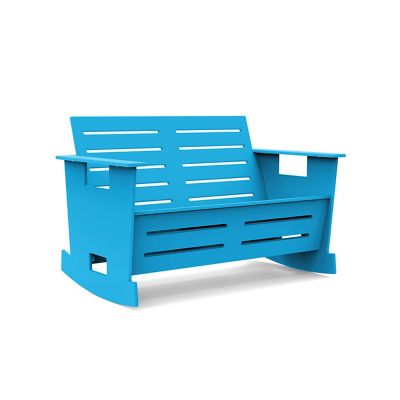 Loll Designs GO Loveseat Rocker - Color: Blue - GO-LR-SB