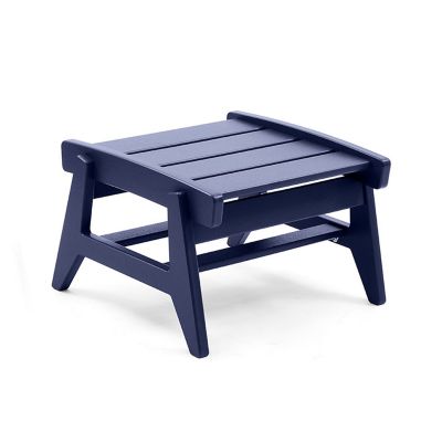 Loll Designs Rapson Ottoman - Color: Blue - RR-O-NB