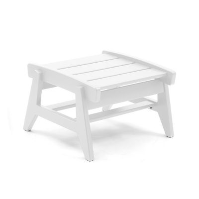 Loll Designs Rapson Ottoman - Color: White - RR-O-CW