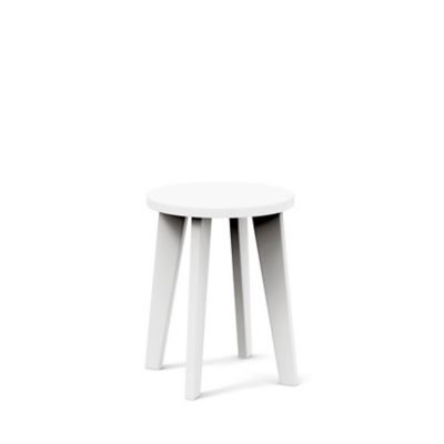 Loll Designs Norm Dining Stool - Color: White - BG-NDSR-CW