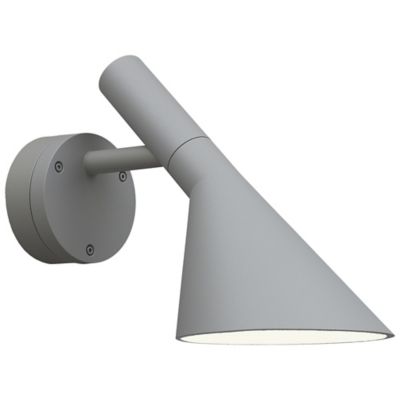 Louis Poulsen AJ 50 Outdoor Wall Sconce - Color: Aluminum - 5743909560