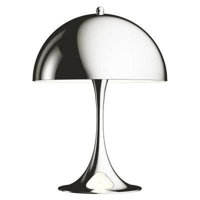 Panthella Mini LED Table Lamp in Chrome