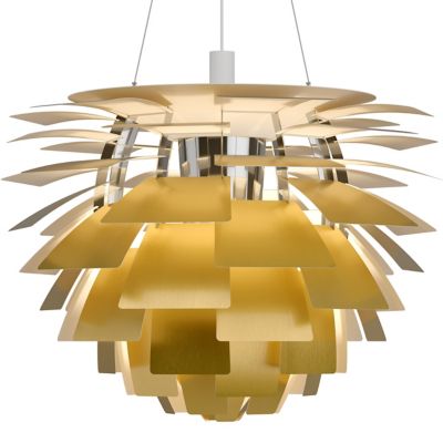 Louis Poulsen PH Artichoke Pendant Light - Color: Polished - Size: Extra La