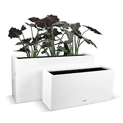 Lux Box Fiberglass Flower Box, Set of 2