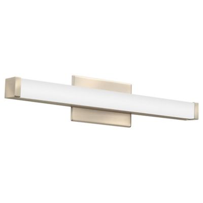 Lithonia Lighting Contemporary Square LED Vanity Light - Color: Brushed Ni