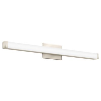 Lithonia Lighting Contemporary Square LED Vanity Light - Color: Brushed Ni