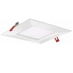 Wafer 8 inch Square Smooth LED Recessed Trim
