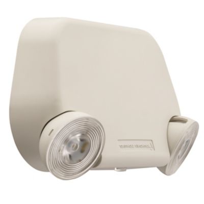 Lithonia Lighting Emergency LED Wall/Flushmount Light - Color: White - Size