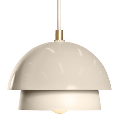 Luminaire Authentik Suedoise 2-Tier Mini Pendant Light - Color: Beige - Siz