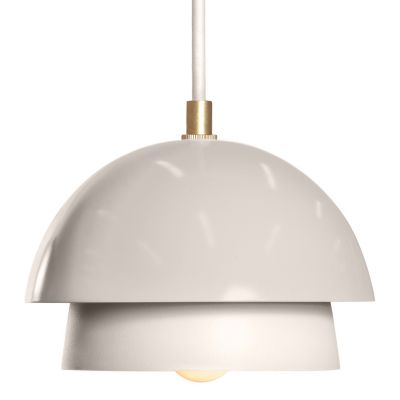 Luminaire Authentik Suedoise 2-Tier Mini Pendant Light - Color: Grey - Size