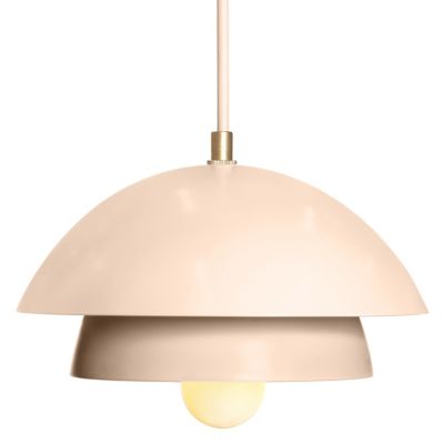 Luminaire Authentik Suedoise 2-Tier Mini Pendant Light - Color: Pink - Size