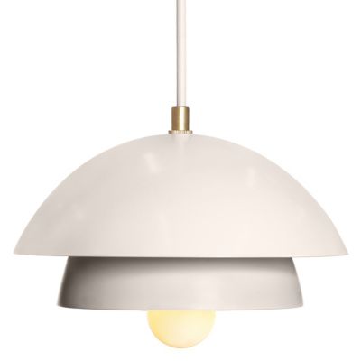 Luminaire Authentik Suedoise 2-Tier Mini Pendant Light - Color: Grey - Size