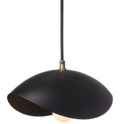 Luminaire Authentik Coquelicot Pendant Light - Color: Black - Size: 18 -