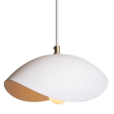 Luminaire Authentik Coquelicot Pendant Light - Color: White - Size: 18 -