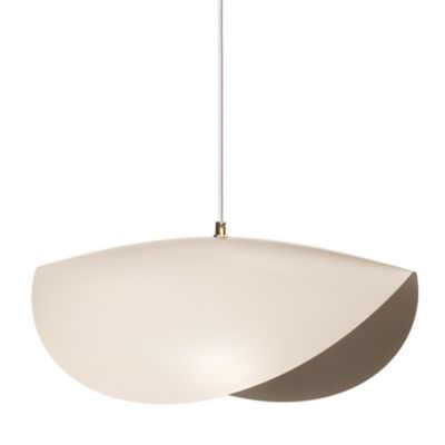 Luminaire Authentik Coquelicot Pendant Light - Color: Beige - Size: 23 -