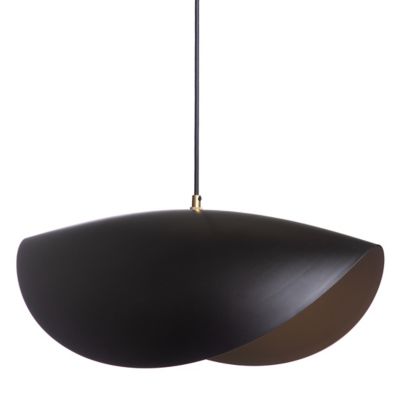 Luminaire Authentik Coquelicot Pendant Light - Color: Black - Size: 23 -