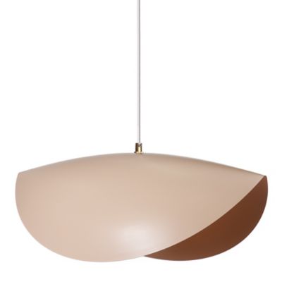 Luminaire Authentik Coquelicot Pendant Light - Color: Cream - Size: 23 -