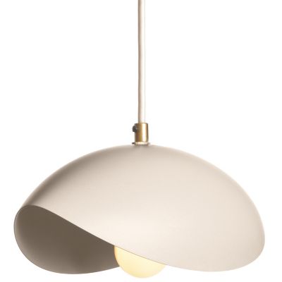 Luminaire Authentik Coquelicot Pendant Light - Color: Beige - Size: 18 -