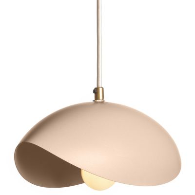 Luminaire Authentik Coquelicot Pendant Light - Color: Cream - Size: 18 -