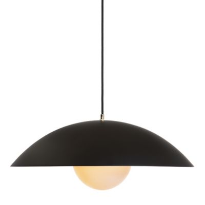 Luminaire Authentik Danoise Pendant Light - Color: Black - Size: Large - DA