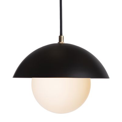 Luminaire Authentik Danoise Pendant Light - Color: Black - Size: Small - DA