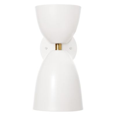 Luminaire Authentik Lov 01 Wall Sconce - Color: White - Size: 2 light - LOV